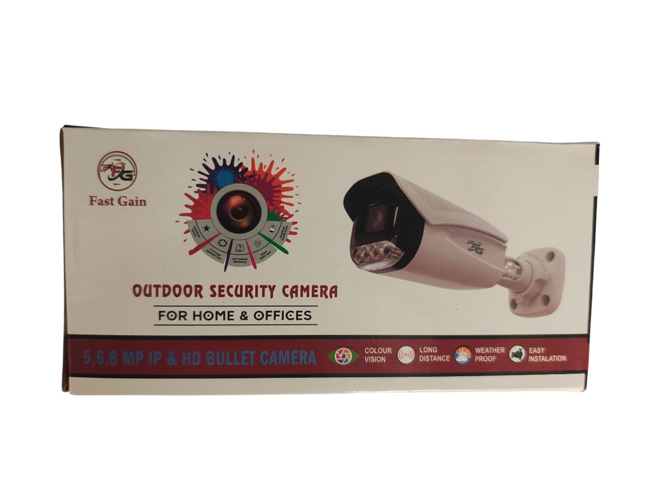 Fastgain 3MP HD Bullet Starlight Full Colour With Audio 2 Year Onsite Warranty