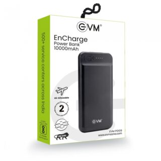 EVM EnBolt 10000mAh Portable Powerbank P0109 1 Year warranty