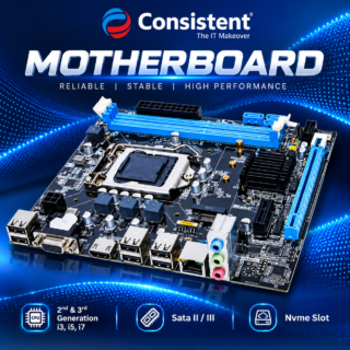 Consistent H61 With NVME Slot , 3 YEAR WARRANTY