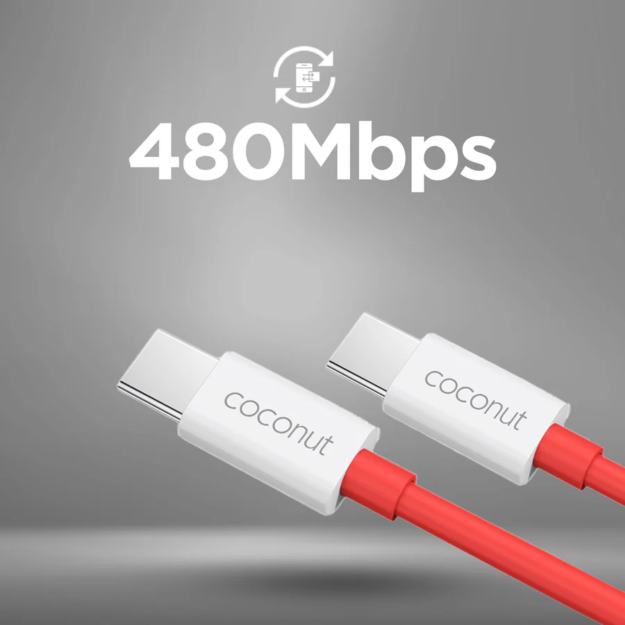 Coconut C15 USB C to Type C Cable - 1M - Image 3