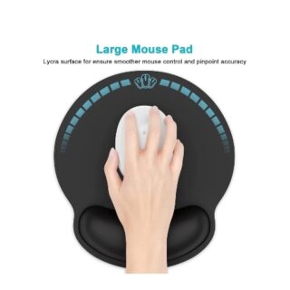 Ergonomic Mouse Pad with Wrist Rest Support Mat with Slip Base