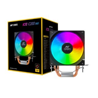Ant Esports ICE-C200 CPU Fan Rainbow LED Fan