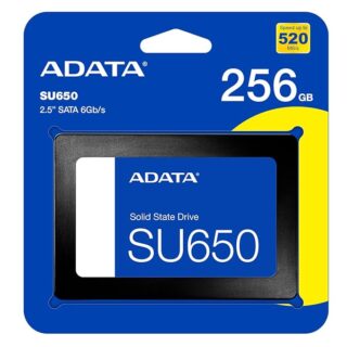 ADATA SSD 256 GB (SU650) 5 Year Warranty