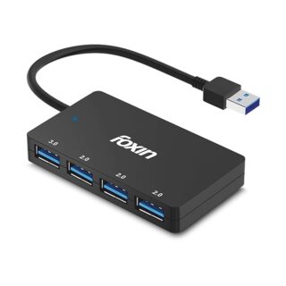 Foxin 4-in-1 USB 3.0 Hub Ultra Slim 5GBP