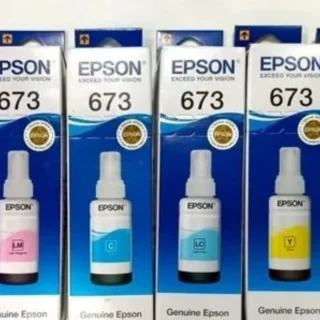 Epson 673 Multicolor Ink bottle Pack of 6