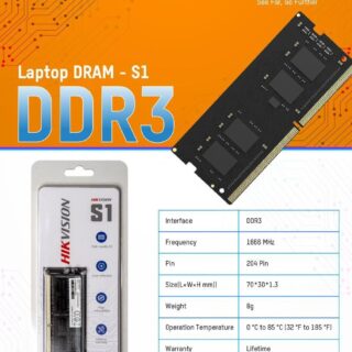 Hikvision 8GB DDR3 1666MHz Laptop Ram
