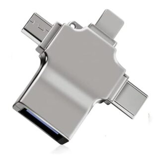 ABC 4 in 1 OTG Lightning, Type C, Micro USB, USB 3.0 Port OTG Connector