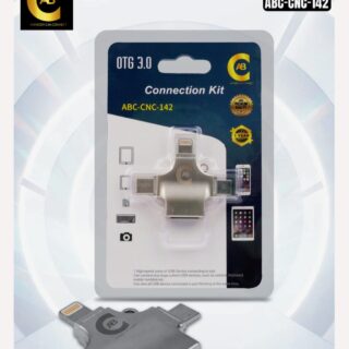 ABC 4 in 1 OTG Lightning, Type C, Micro USB, USB 3.0 Port OTG Connector