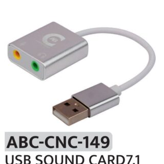 ABC USB SOUND CARD 7.1 , ABC-149 1 YEAR WARRANTY