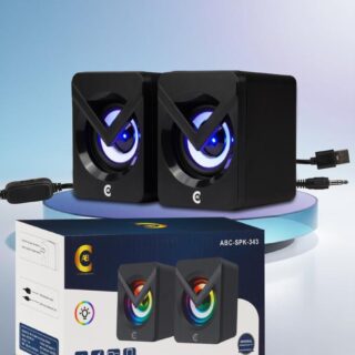 ABC RGB Light Speaker 2.0 SPK-343 YAER WARRANTY