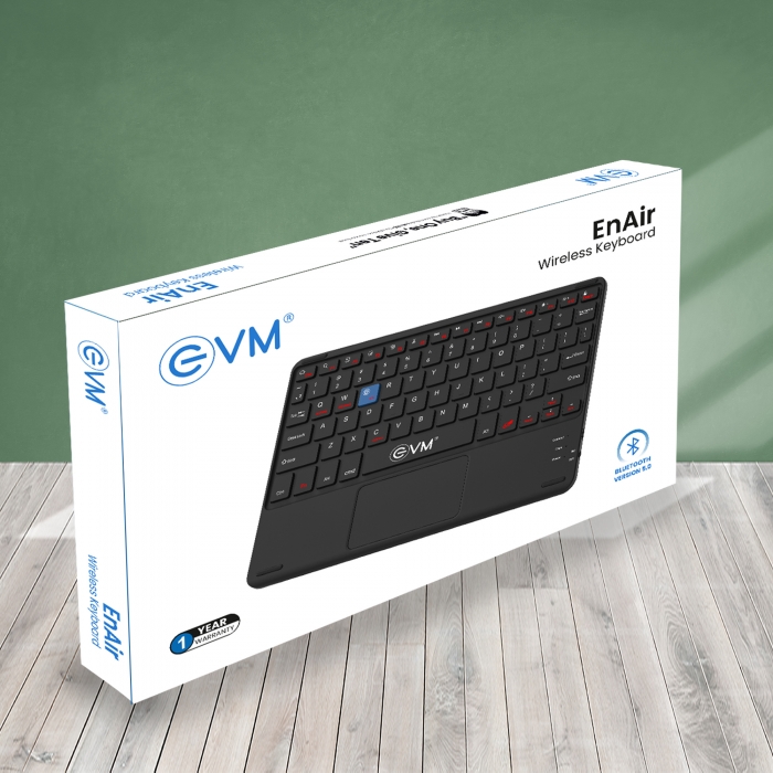 EVM Touch pad EnAir Rechargeable Wireless Keyboard WLK-009 - Image 5