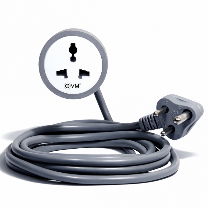 EVM Heavy pure Copper Wire Power Extension Cord EVM-PCE-5M 1 YEAR WARRANTY - Image 2