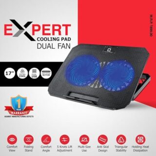 Quantron QCP -610 EXPERT COOLING PAD DUAL FAN Cooling 1 year warranty