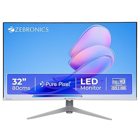 ZEBRONICS (32 inch) Curved Full HD IPS Panel 3 Years Warranty