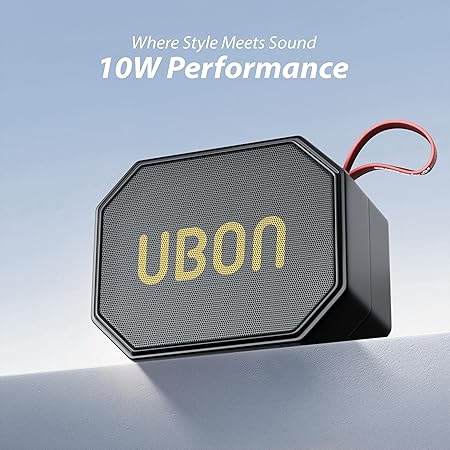 UBON Boom SP-44 10 Watt Wireless Portable Speaker 8 Hours 1 year warranty - Image 2