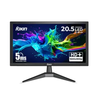 Foxin 20.5 inch True Pixel HD Display LED Monitor 1 year warranty
