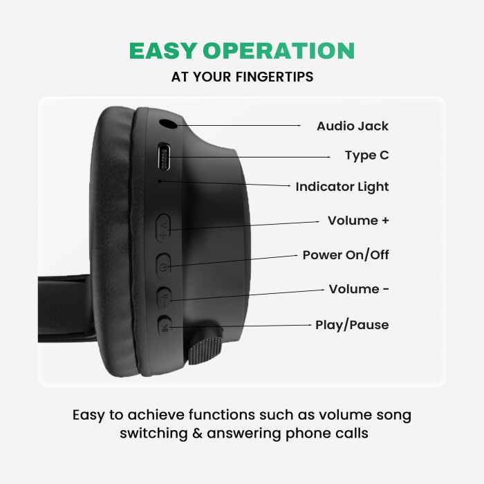 EVM EnSonic Wireless Headphone (WHF-01) 1 Year warranty - Image 5