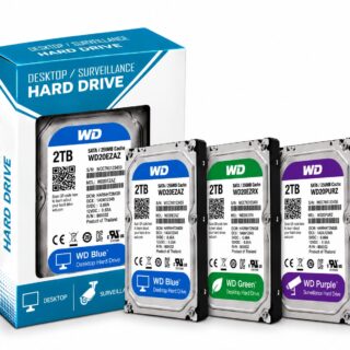 WD 2TB Green & Purple Hard Drive With 2 Year Warranty