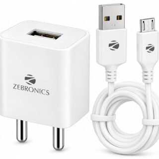 Zebronics Mobile Adaptor With Micro Usb Cable, 1 Year warranty