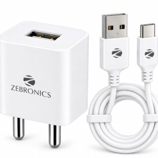 Zebronics Mobile Adaptor WithType C Cable MA300, 1 Year warranty
