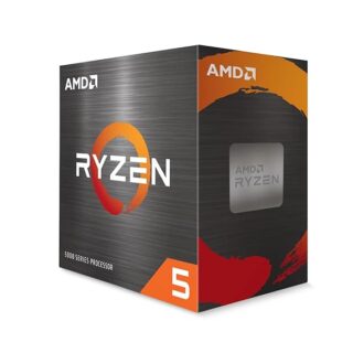 AMD 5000 Series Ryzen 5 5500 Desktop Processor 6 cores 12 Threads 19 MB Cache 3.6 GHz Upto 4.2 GHz AM4 Socket 500 Series Chipset (100-100000457BOX)