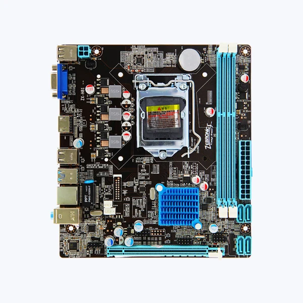 Zebronics H81M2 with PCIE M.2 / NVMe Slot (LGA 1150 Socket) LGA 1150Socket ATX Intel H81 Express Chipset DDR3 Motherboard for Desktop - Image 2