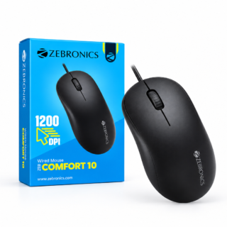Zebronics-Comfort 10 Wired USB Mouse